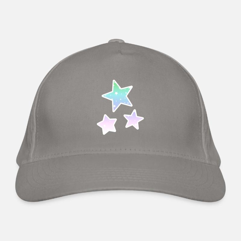 Rainbow stars pastels étoiles arc Casquette classique bio