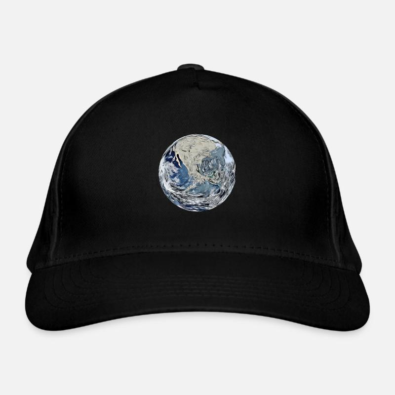 planet erde Bio-Baseballkappe