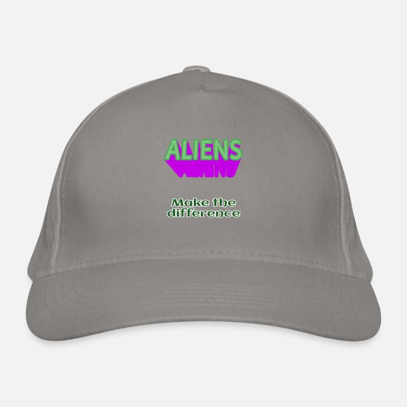 ALIENS Aliens make the difference without alien Organic Baseball Cap