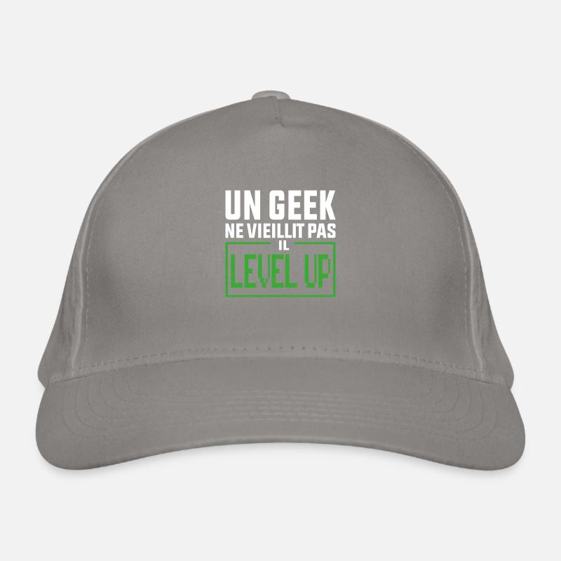A Geek Does Not Age It Level Up Organic Baseball Cap
