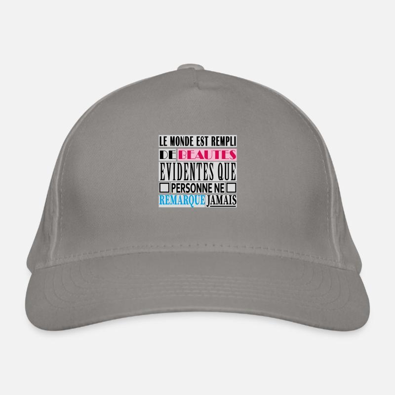 BEAUTES-Citation sur les beautés Casquette classique bio