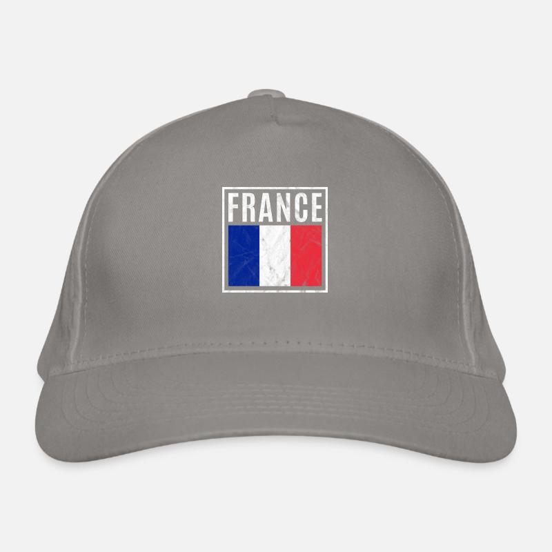 Frankreich Bio-Baseballkappe