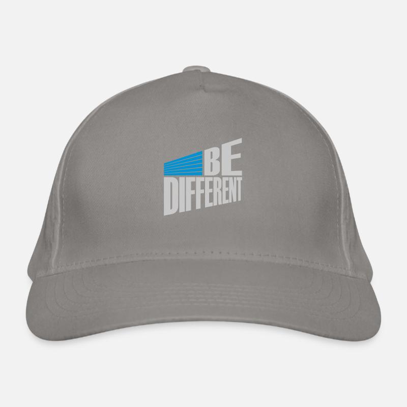 Be different Logo Design Bio-Baseballkappe