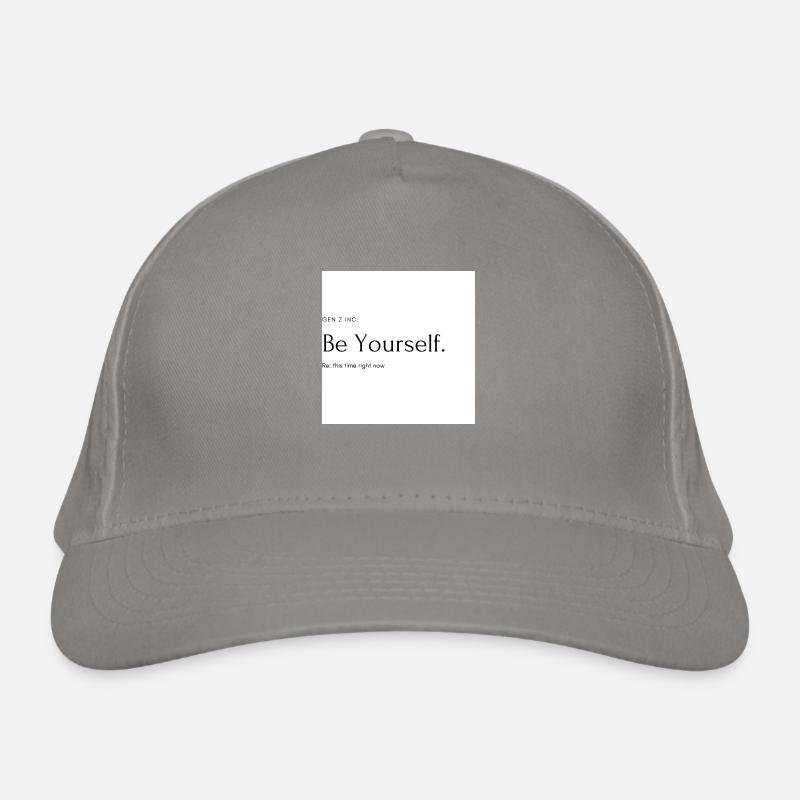 Be yourself. Bio-Baseballkappe