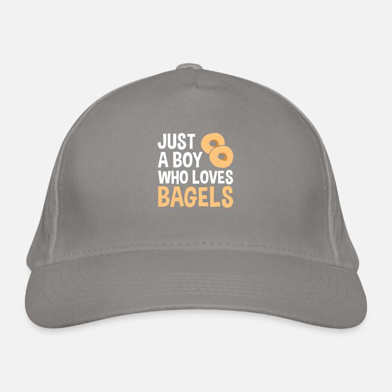 Bagel Spruch Geschenk Bio-Baseballkappe