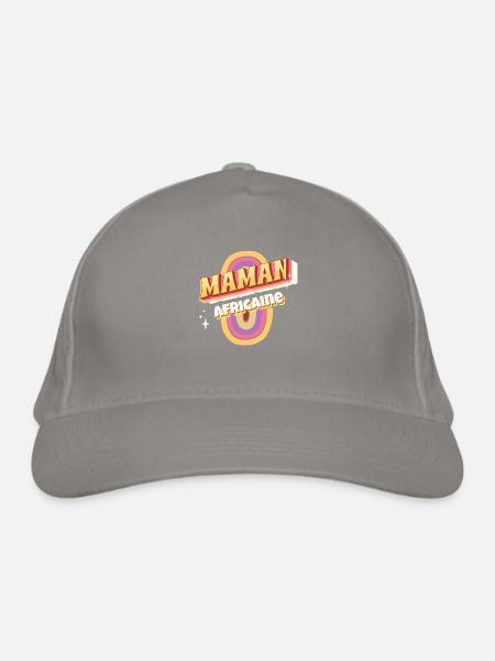 Maman Africaine - Casquette classique bio - gris clair - Devant