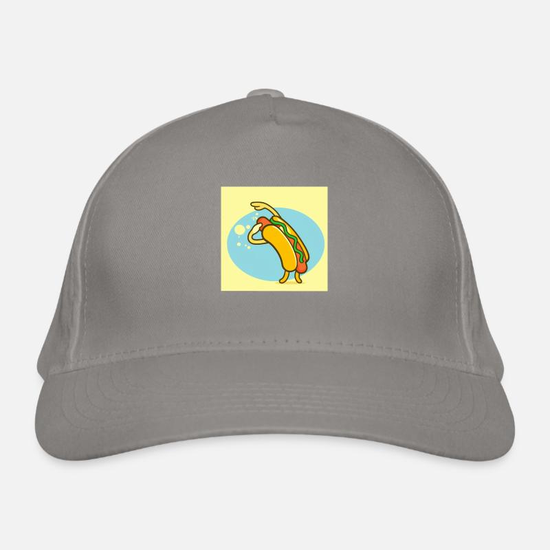 Hot dog dancing super idée cadeau Casquette classique bio