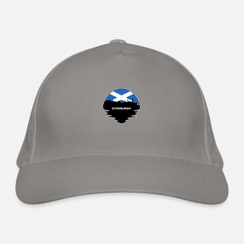 Édimbourg, Écosse, drapeau, horizon, silhouette, voyage Casquette classique bio