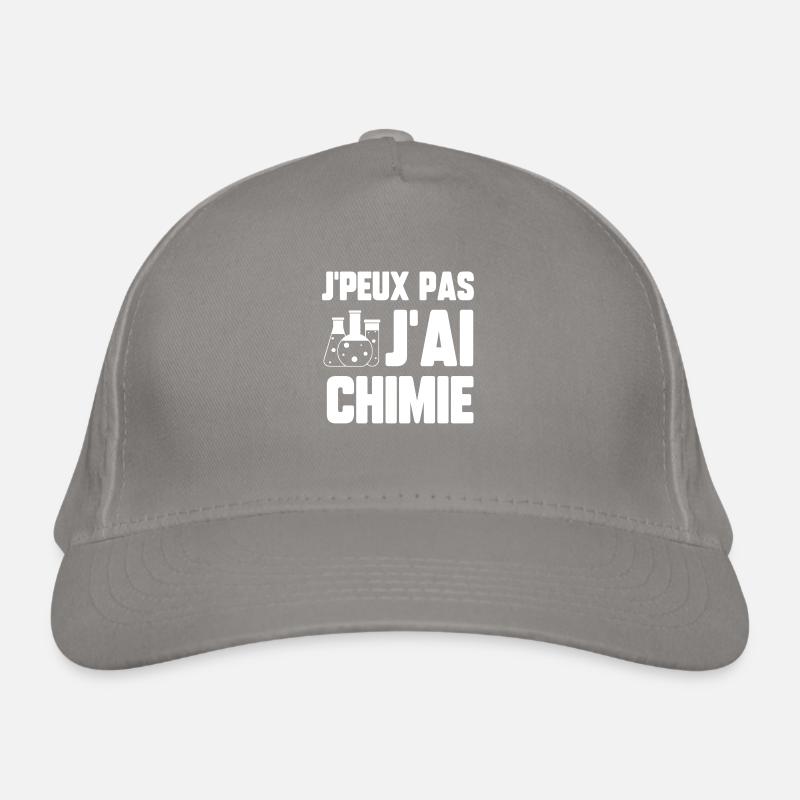 J’peux pas j’ai chimie Casquette classique bio