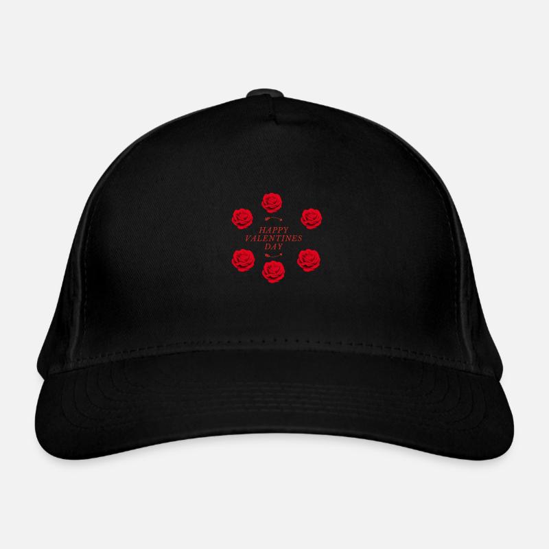 Red Roses Organic Baseball Cap