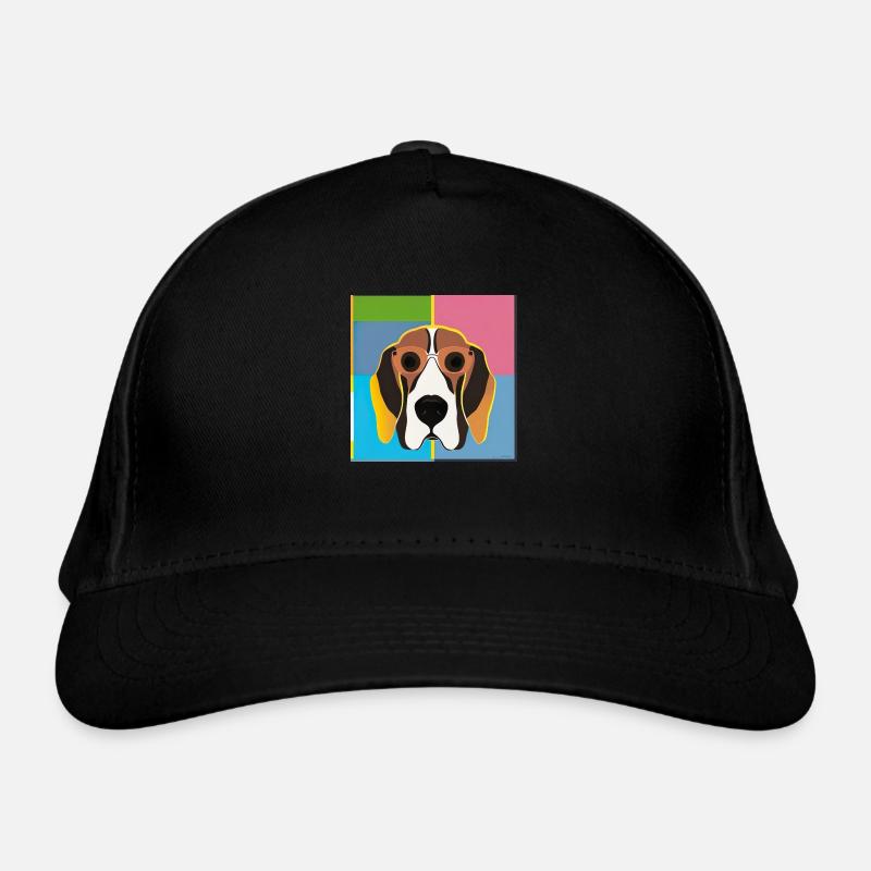 Pop Art Dog Organic Baseball Cap