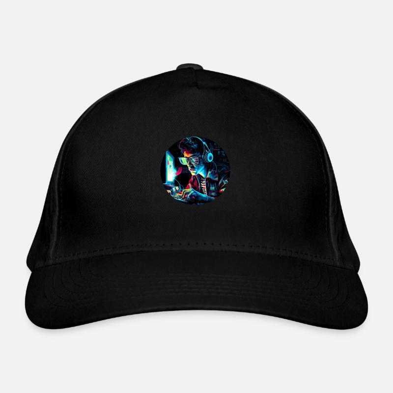 Futuriste 80s Retro Trash PC Nerd Casquette classique bio