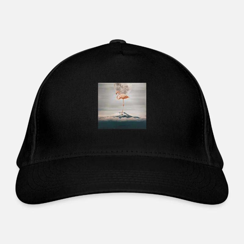 Traum Flamingo Bio-Baseballkappe