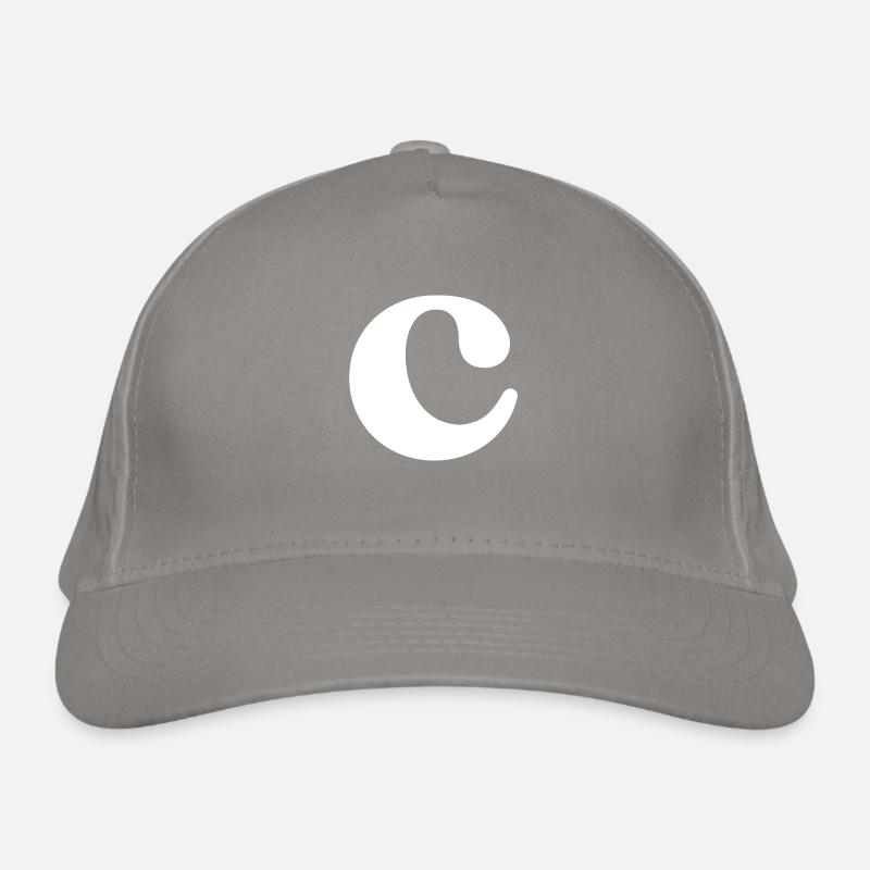 Buchstabe c Bio-Baseballkappe