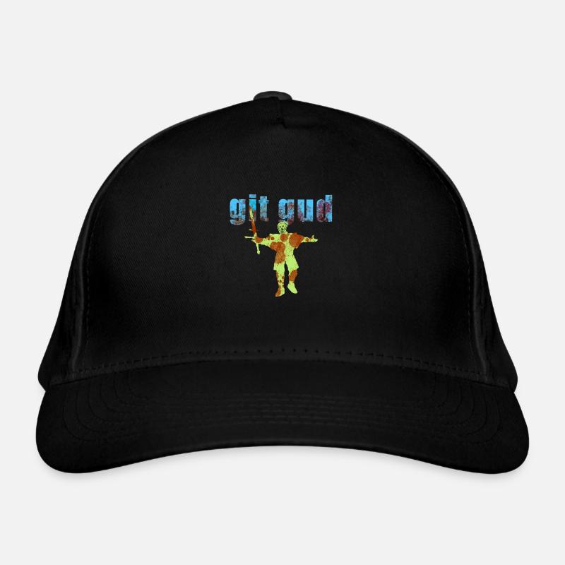 GitGud - Bio-Baseballkappe - Schwarz