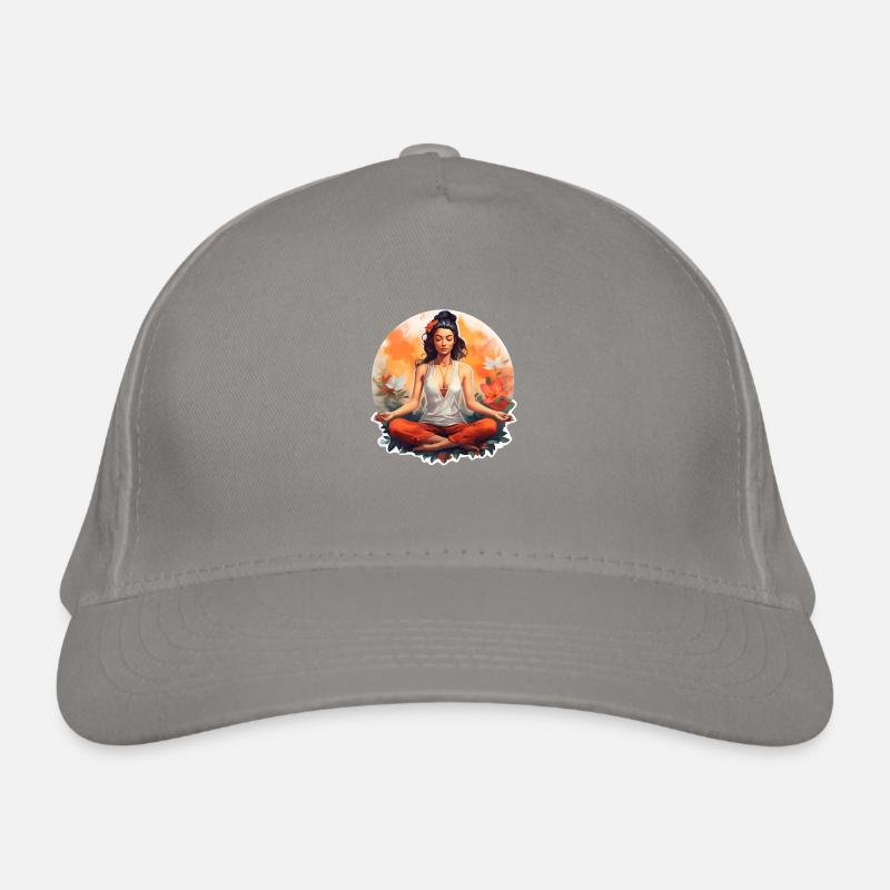 modern meditation Organic Baseball Cap