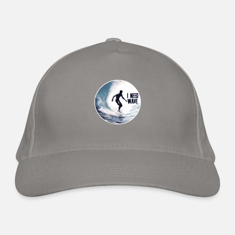 Surfer on the Wave Nature Organic Baseball Cap
