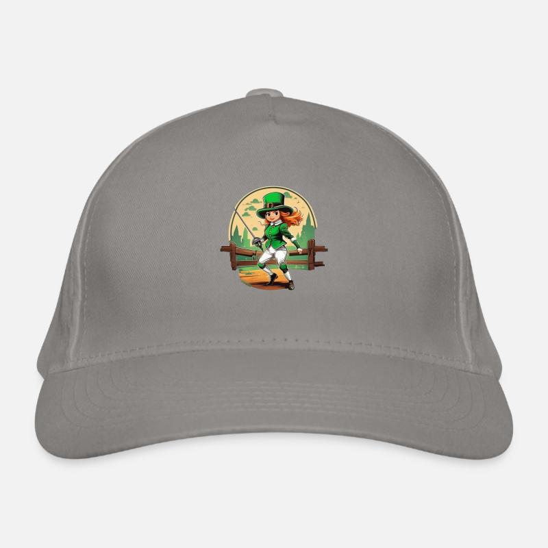 St. Patrick's Day Shamrock Fencing Organic Baseball Cap