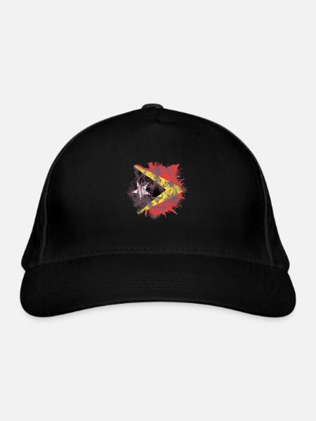 Timor oriental - Casquette classique bio - noir - Devant