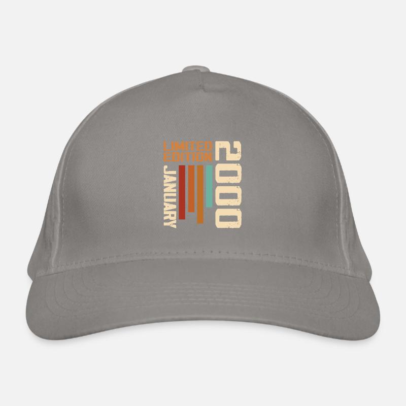 January 2000 - 2000 January Birthday Gift Organic Baseball Cap