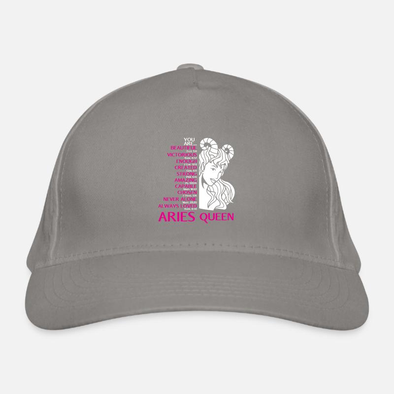 Sternzeichen Widder Bio-Baseballkappe