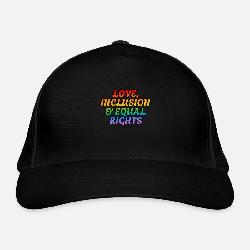 Liebe, Inklusion und Gleichberechtigung LGBT Pride Verbündeter Bio-Baseballkappe