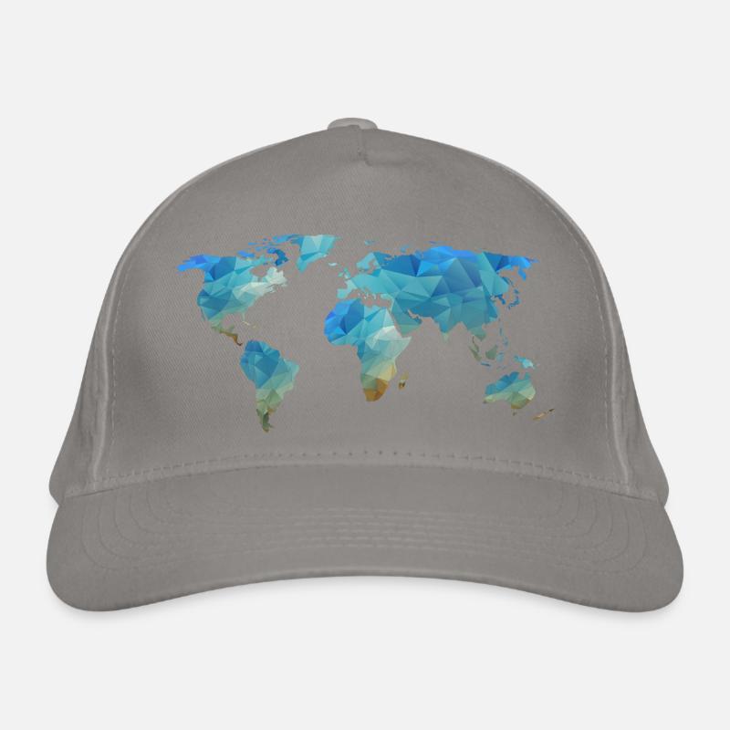 map transparent Bio-Baseballkappe