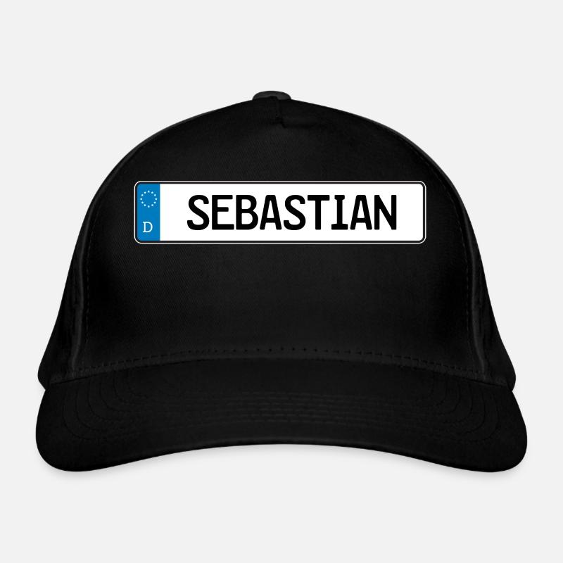 Sebastian name tag gift Organic Baseball Cap