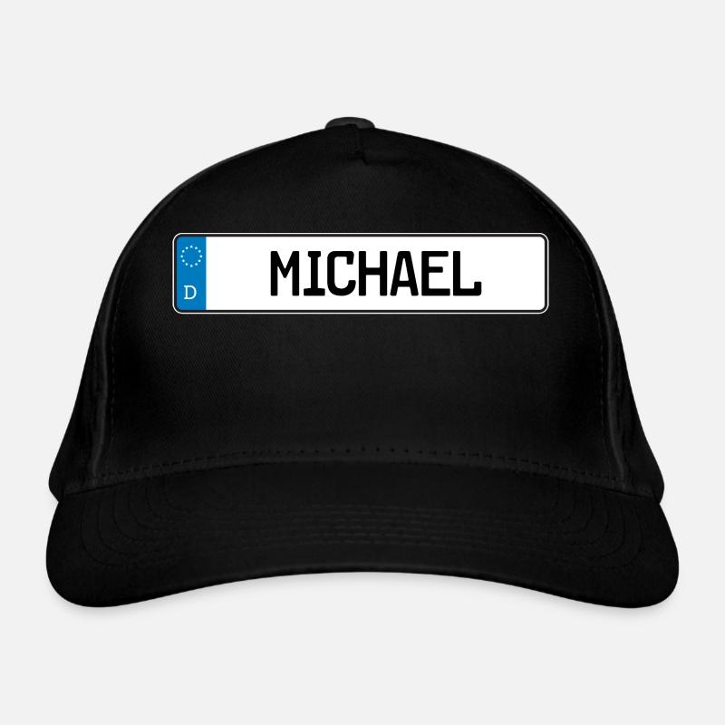 Michadel Namensschild Geschenk Bio-Baseballkappe