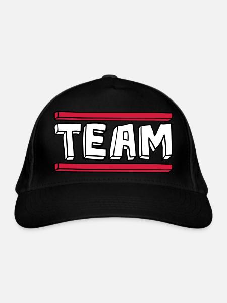 bande dessinée balken logo fête groupe pinceau - Casquette classique bio - noir - Devant
