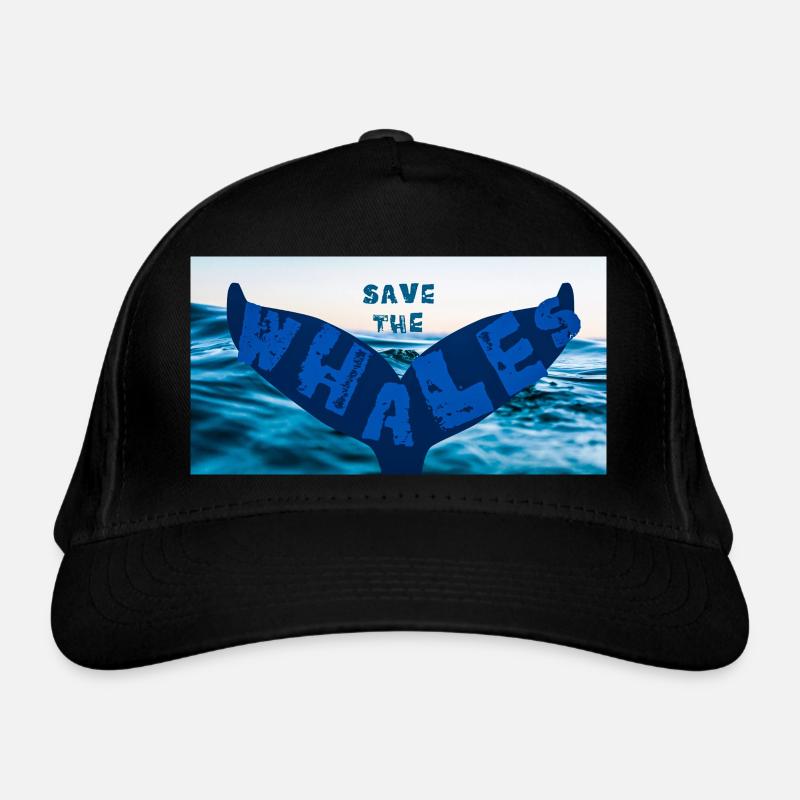 Sauvez les baleines Casquette classique bio