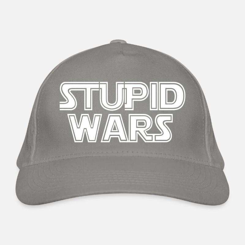 stupid wars Organic Baseball Cap