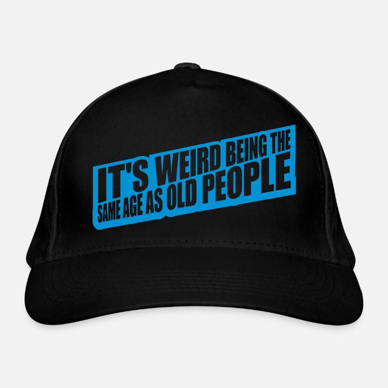 being old people age Organic Baseball Cap