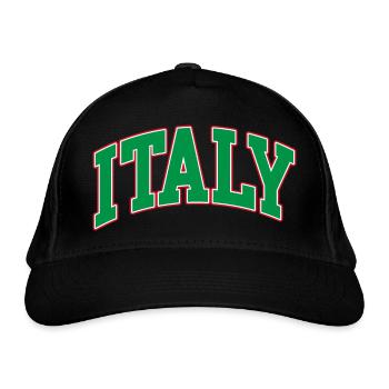 Italie Italie - Casquette classique bio - noir - Devant