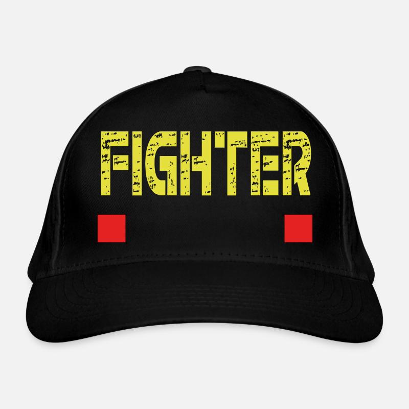 Base de texte FIGHTER Casquette classique bio