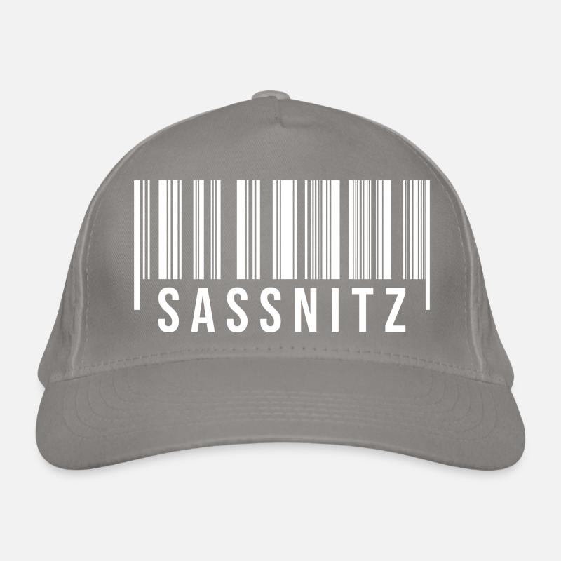 Sassnitz Strichcode Bio-Baseballkappe