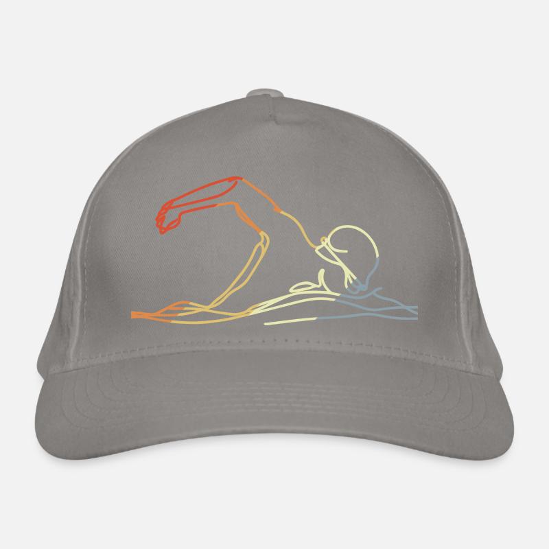 Style rétro de natation Casquette classique bio