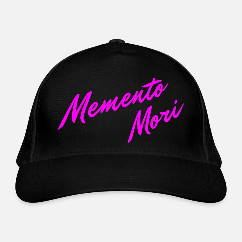 Memento Mori Farbenfroh Bio-Baseballkappe