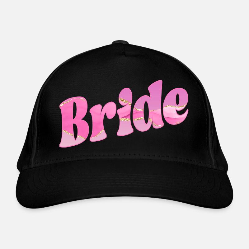 Bride Wedding Organic Baseball Cap