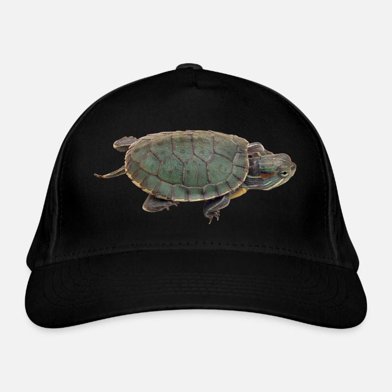 turtle schildkroete tiere animals4 Bio-Baseballkappe