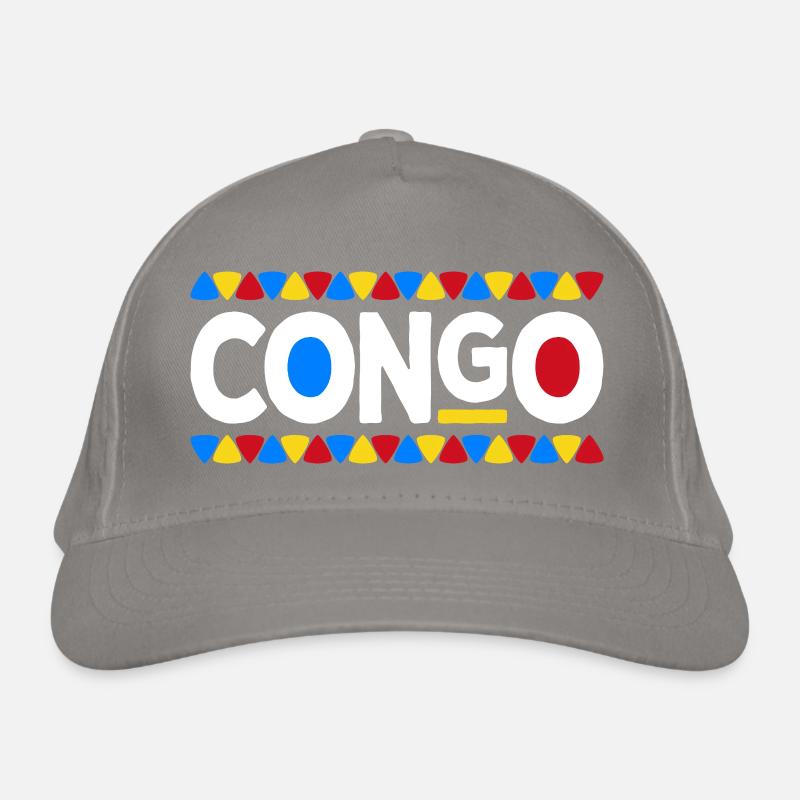 Congolais Drapeau Congo Casquette classique bio