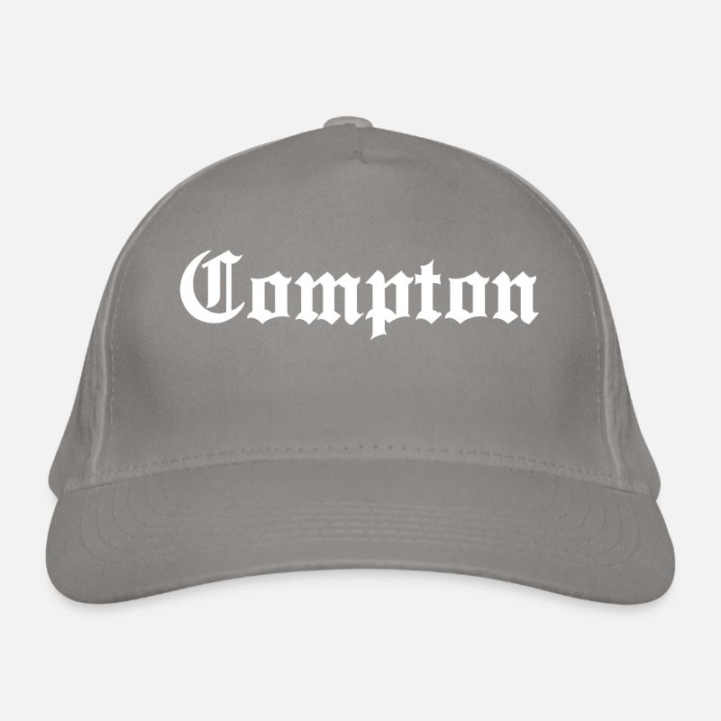 COMPTON white Bio-Baseballkappe