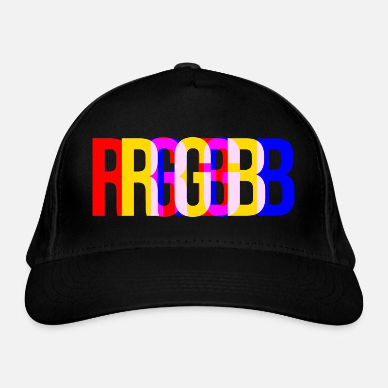 RGB Farbraum Bio-Baseballkappe