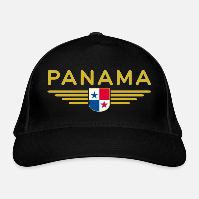 Conception du t-shirt Panama Casquette classique bio