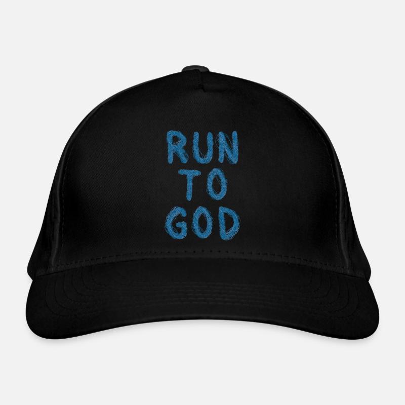 Run to god Bio-Baseballkappe