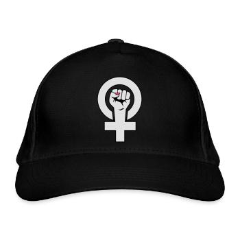 Feminist - Feministin - Bio-Baseballkappe - Schwarz - Vorne