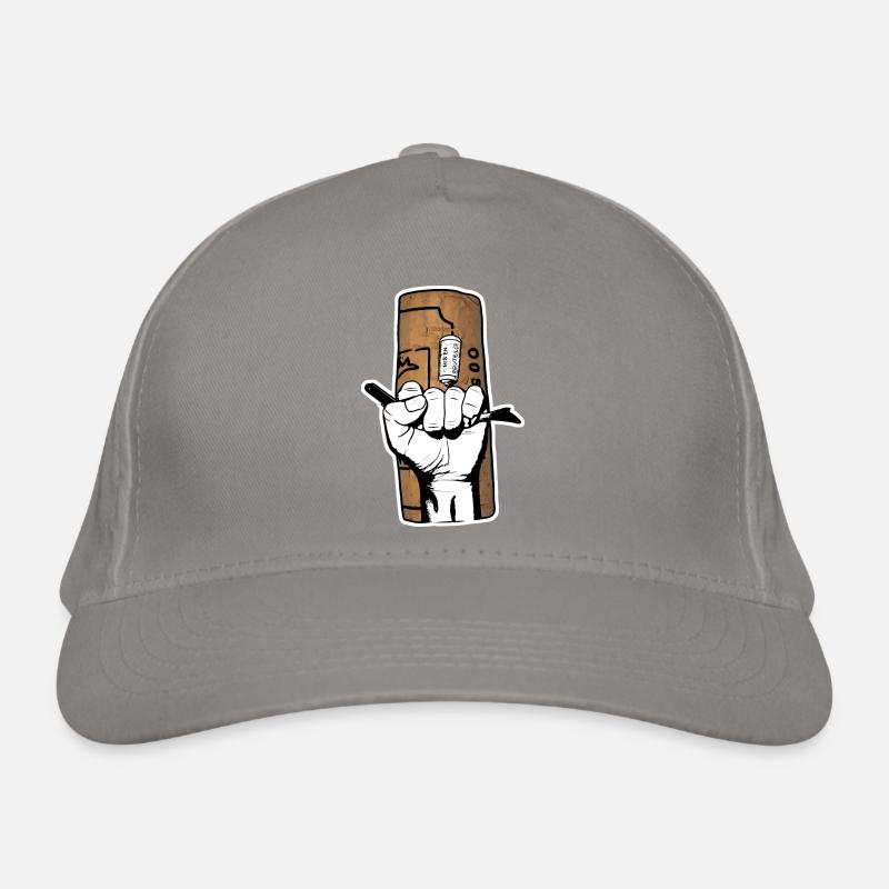 Corkscrew hand Organic Baseball Cap