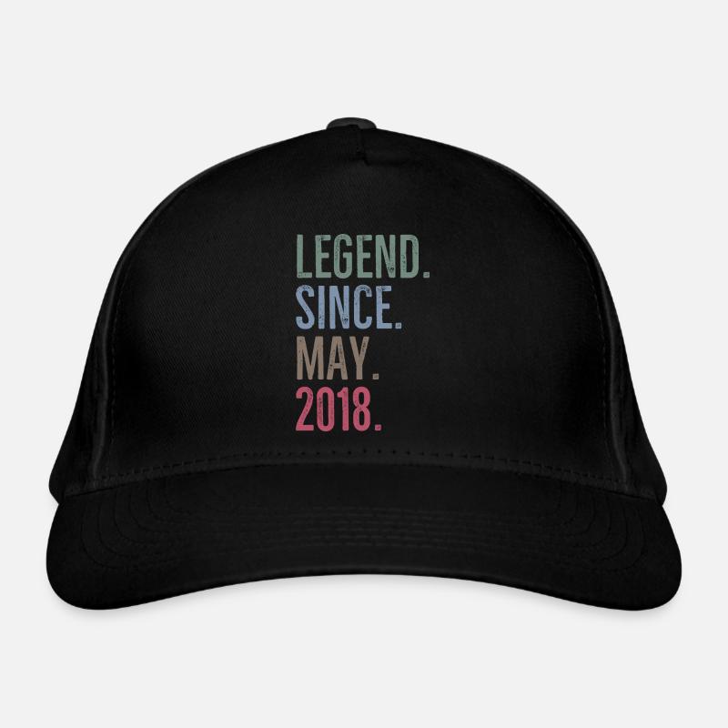 Legend Since May 2018 Organic Baseball Cap