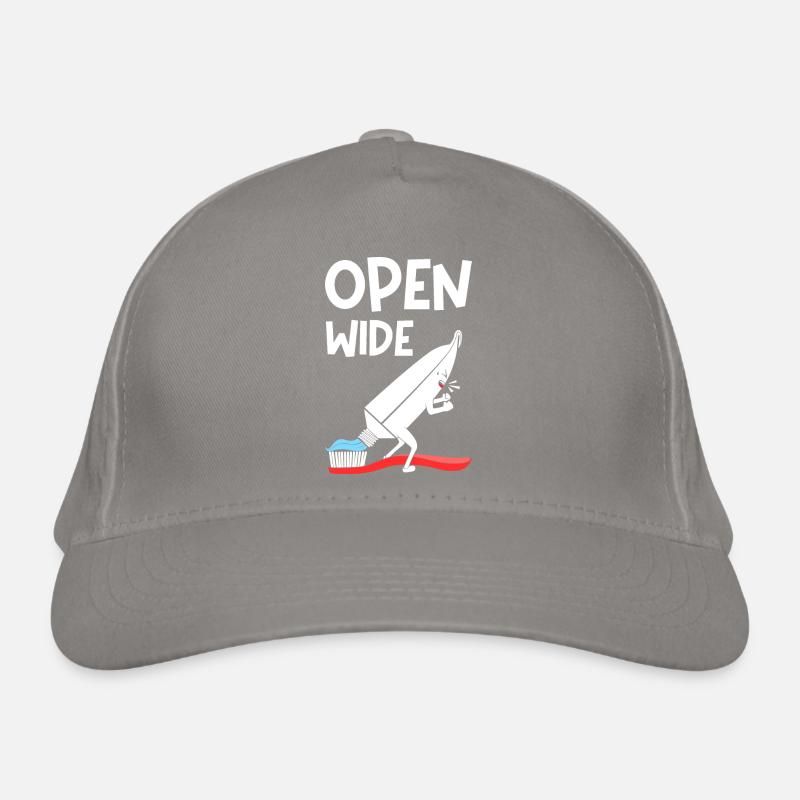 Open Wide Organic Baseball Cap