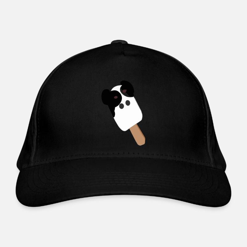 Kuh Eis Lustig Eis am Stiel als Kuh Bio-Baseballkappe